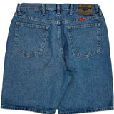 Wrangler Denim Shorts - 34W 10L Blue Cotton