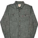 Levis Shirt - Medium Grey Cotton