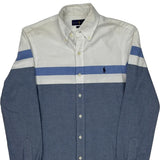 Ralph Lauren Slim Fit Shirt - Small Blue Cotton