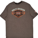 Grand Rapids Harley Davidson Graphic T-Shirt - XL Orange Cotton