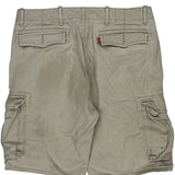 Levis Cargo Shorts - 34W 11L Beige Cotton