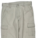 Wrangler Cargo Trousers - 36W 30L Beige Cotton