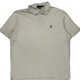 Ralph Lauren Polo Shirt - XL Cream Cotton
