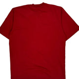 Vintage Adidas T-Shirt - Medium Red Cotton