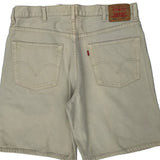 Levis Denim Shorts - 38W 8L Beige Cotton