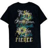 Jerzees T-Shirt - Small Black Cotton Blend