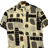 Mench Short Sleeve Shirt - XL Cream Viscose