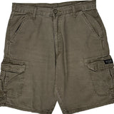 Wrangler Cargo Shorts - 34W 10L Grey Cotton