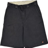 Dickies Chino Shorts - 32W 11L Black Cotton Blend