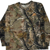 Realtree Camo Long Sleeve T-Shirt - 2XL Camo Cotton Blend