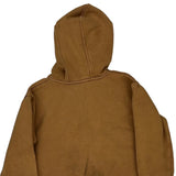 Age 7 Carhartt Hoodie - Small Brown Cotton Blend