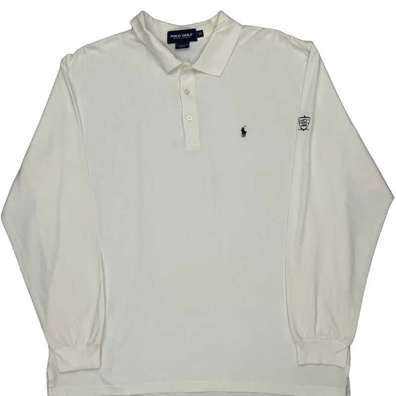 Polo By Ralph Lauren Polo Shirt - 2XL White Cotton