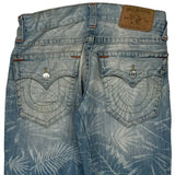 True Religion Denim Shorts - 31W 11L Light Wash Denim