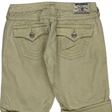 True Religion Chino Shorts - 25W UK 6 Beige Cotton