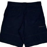 Nautica Cargo Shorts - 34W 9L Navy Cotton