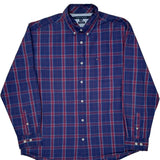 Tommy Hilfiger Checked Shirt - XL Blue Cotton