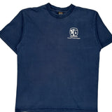 Quaker Foods & Beverages Nemesis Single Stitch T-Shirt - Large Blue Cotton