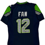 Seattle Seahawks Nike Nfl Football Jersey - Medium Navy Polyester