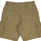 Wrangler Cargo Shorts - 32W 10L Beige Cotton