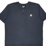 Carhartt T-Shirt - 2XL Navy Cotton