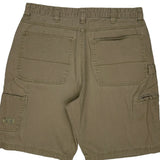 Wrangler Carpenter Shorts - 34W 10L Khaki Cotton