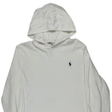 Polo By Ralph Lauren Hoodie - XL White Cotton