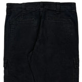 Wrangler Cargo Trousers - 33W 29L Black Cotton