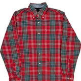Tommy Hilfiger Checked Shirt - Small Red Cotton