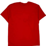 Single Stitch Hard Rain Cafe Hilo Hawaii Hanes Graphic T-Shirt - XL Red Cotton