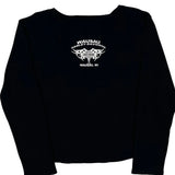 Wausau Harley-Davidson Harley Davidson Graphic Long Sleeve T-Shirt - Large Black Cotton