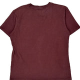 Carhartt T-Shirt - Large Burgundy Cotton