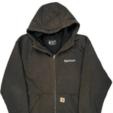 Spectrum Carhartt Hoodie - Large Black Cotton Blend