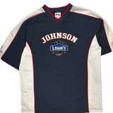 Team Lowe'S Racing Chase Authentics Nascar T-Shirt - Large Navy Polyester