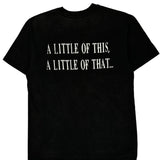 Hanes Single Stitch T-Shirt - Large Black Cotton Blend