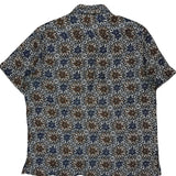 Tasso Elba Floral Hawaiian Shirt - Large Multicoloured Linen