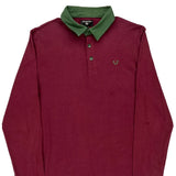 Vintage True Religion Polo Shirt - XL Burgundy Cotton