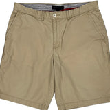Tommy Hilfiger Chino Shorts - 36W 11L Beige Cotton
