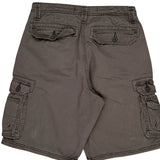 Lee Cargo Shorts - 32W 11L Grey Cotton