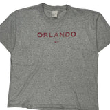 Vintage Orlando Nike T-Shirt - XL Grey Cotton