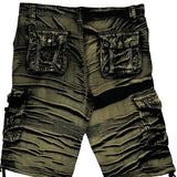 Unbranded Cargo Shorts - 36W 12L Khaki Cotton