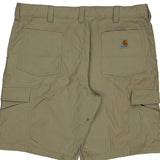 Carhartt Cargo Shorts - 38W 11L Beige Cotton