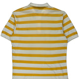 Polo By Ralph Lauren Striped Polo Shirt - Large White Cotton