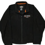 Harley Davidson Fleece - 2XL Black Polyester
