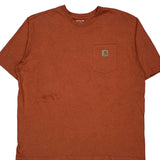 Carhartt T-Shirt - 2XL Orange Cotton