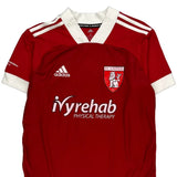 Fc United Adidas Football Football Shirt - Small White Polyester