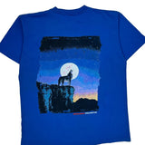 Made In USA Marlboro Graphic T-Shirt - XL Blue Cotton