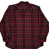 Unbranded Checked Flannel Shirt - XL Green Cotton