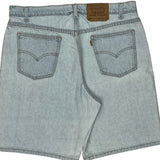 Orange Tab 550, Relaxed Fit Levis Denim Shorts - 36W 9L Light Wash Denim