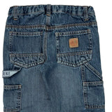 Age 6 Berne Cargo Carpenter Jeans - Small Blue Cotton