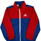 Age 5-6 Adidas Windbreaker - Small Blue Polyester